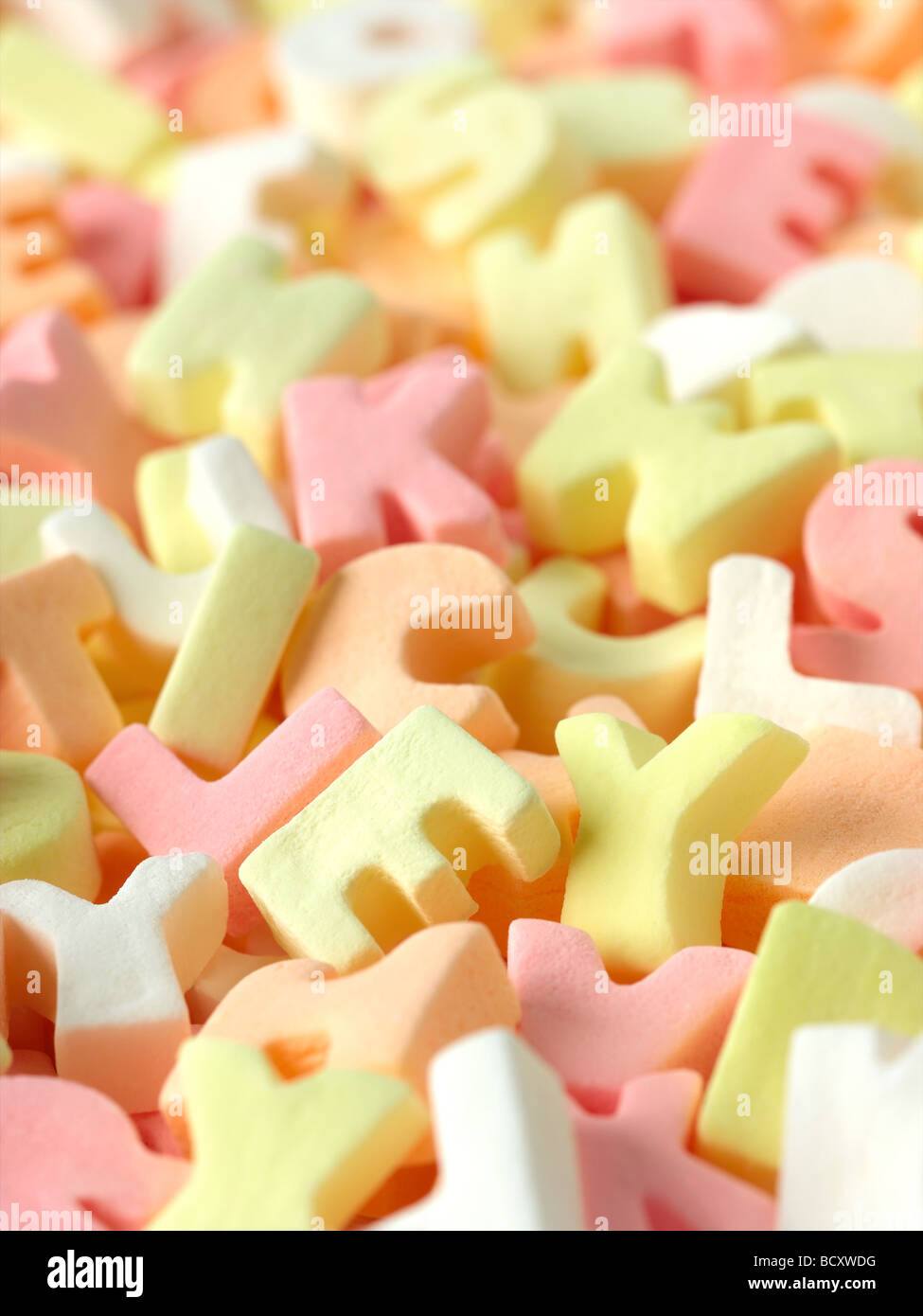 alphabet candy Stock Photo
