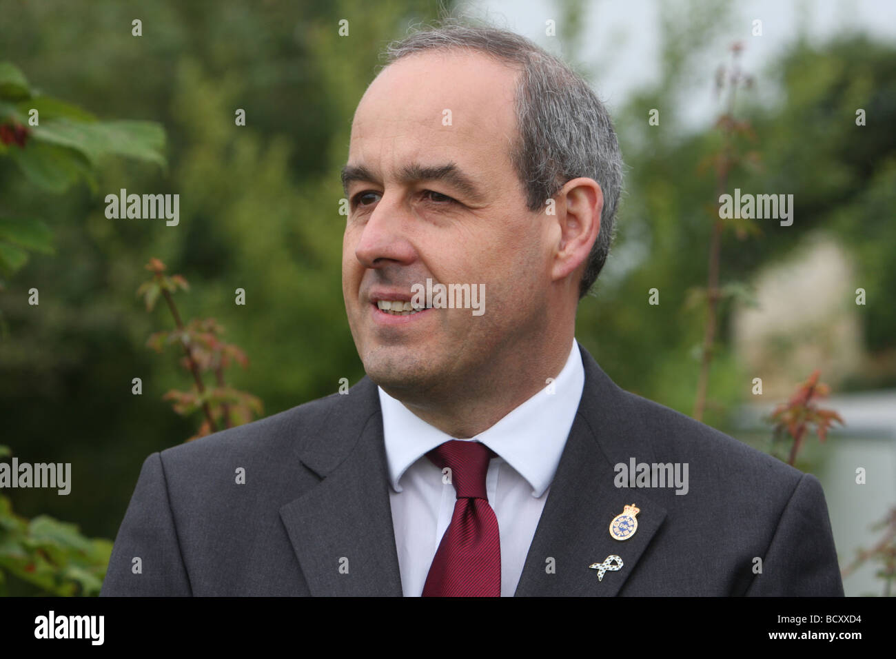 David Hanson MP , the Minister of State responsible for crime and policing Stock Photo