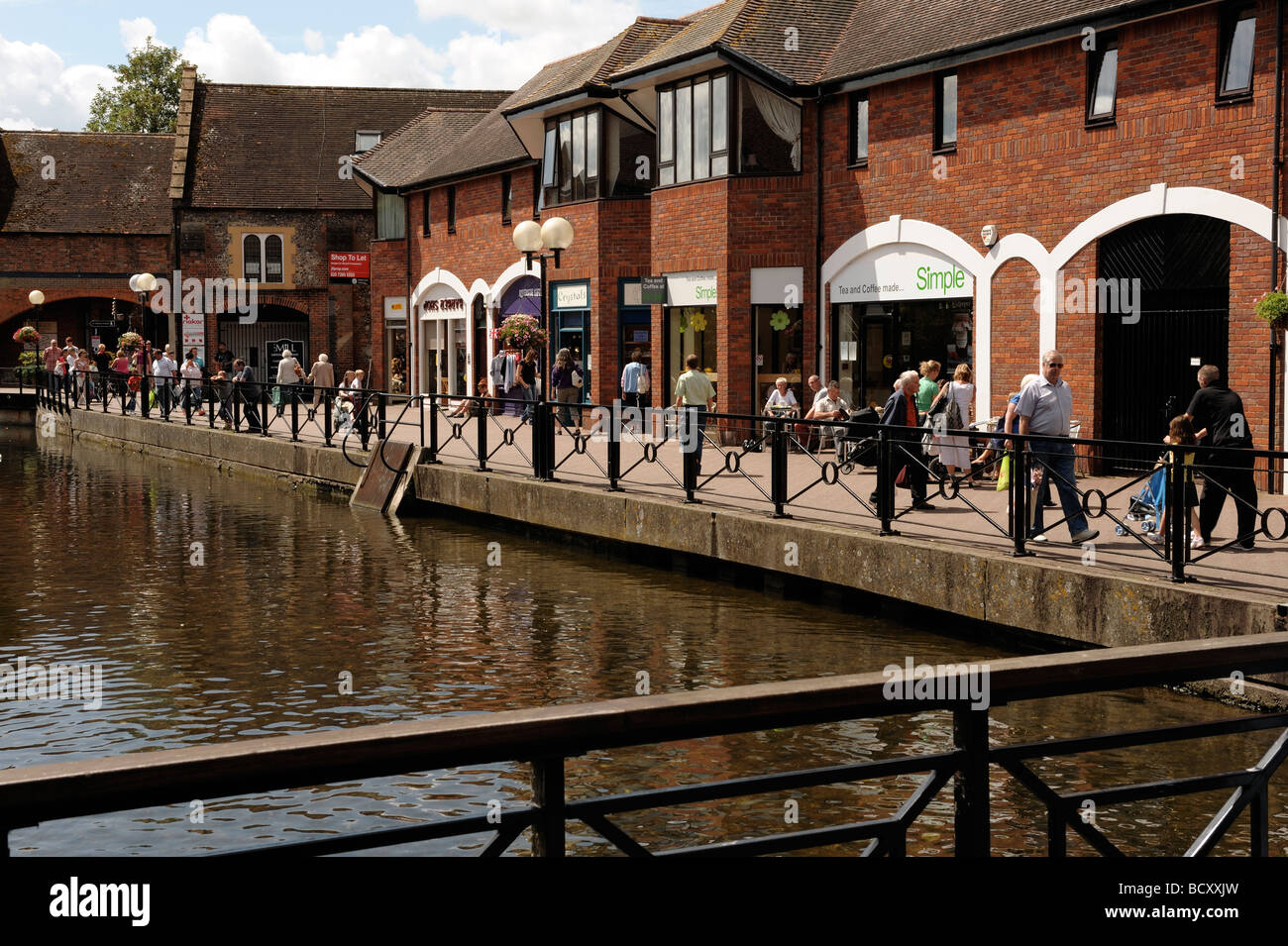 The Maltings Shopping Centre Salisbury Wiltshire England Stock Photo