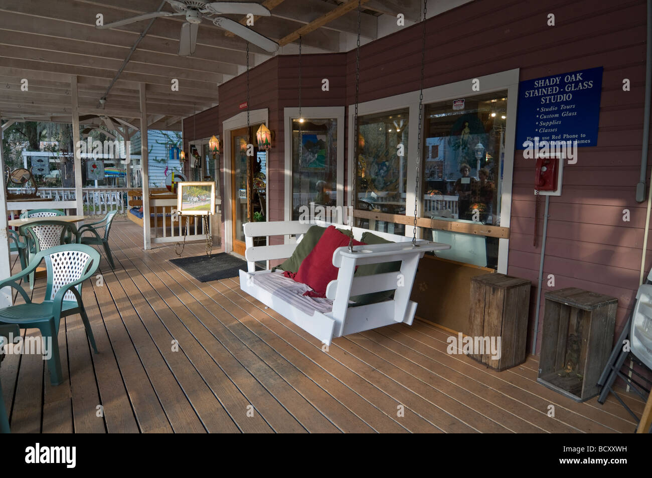 Shady Oak Stained Glass Studio and Gallery with apartment and studio