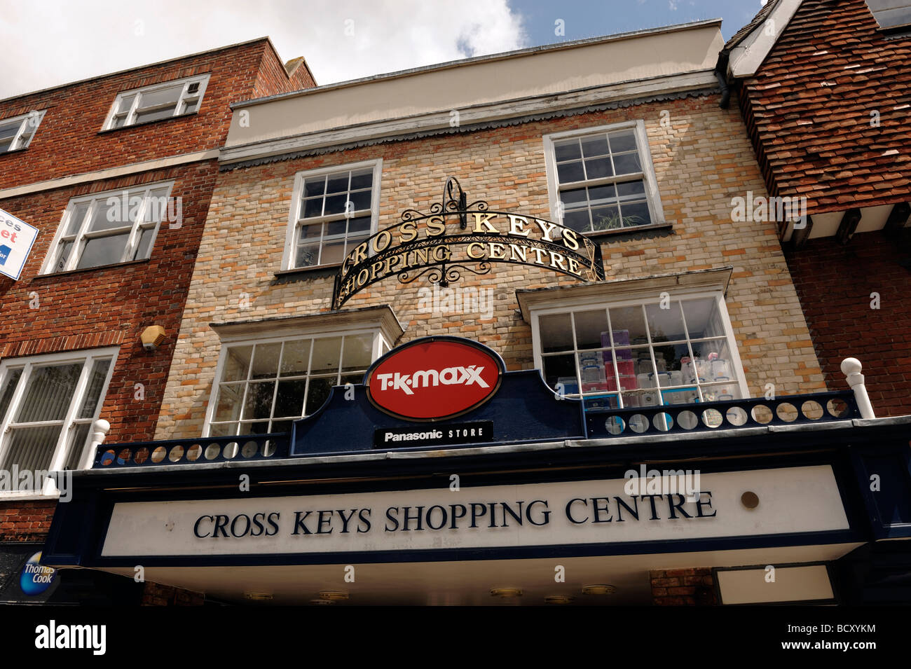 Cross Keys Shopping Centre Queen Street Salisbury Stock Photo