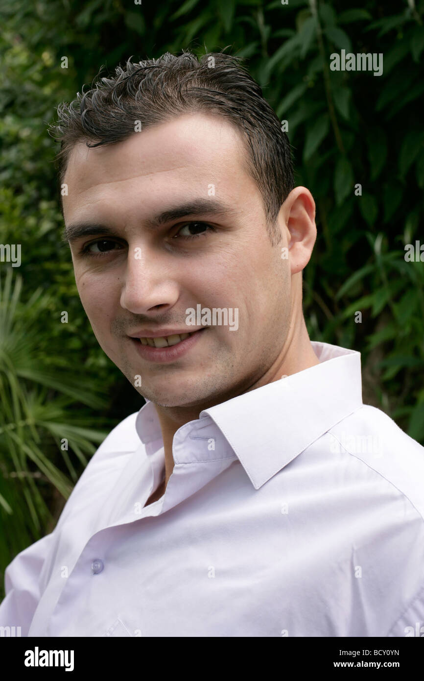 Young Turkish man aged 27 Stock Photo