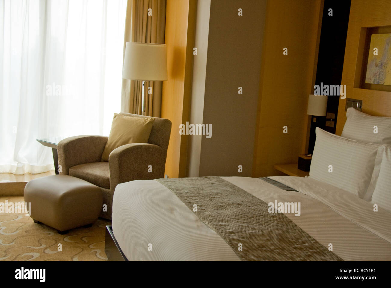 Elegant hotel room Stock Photo - Alamy