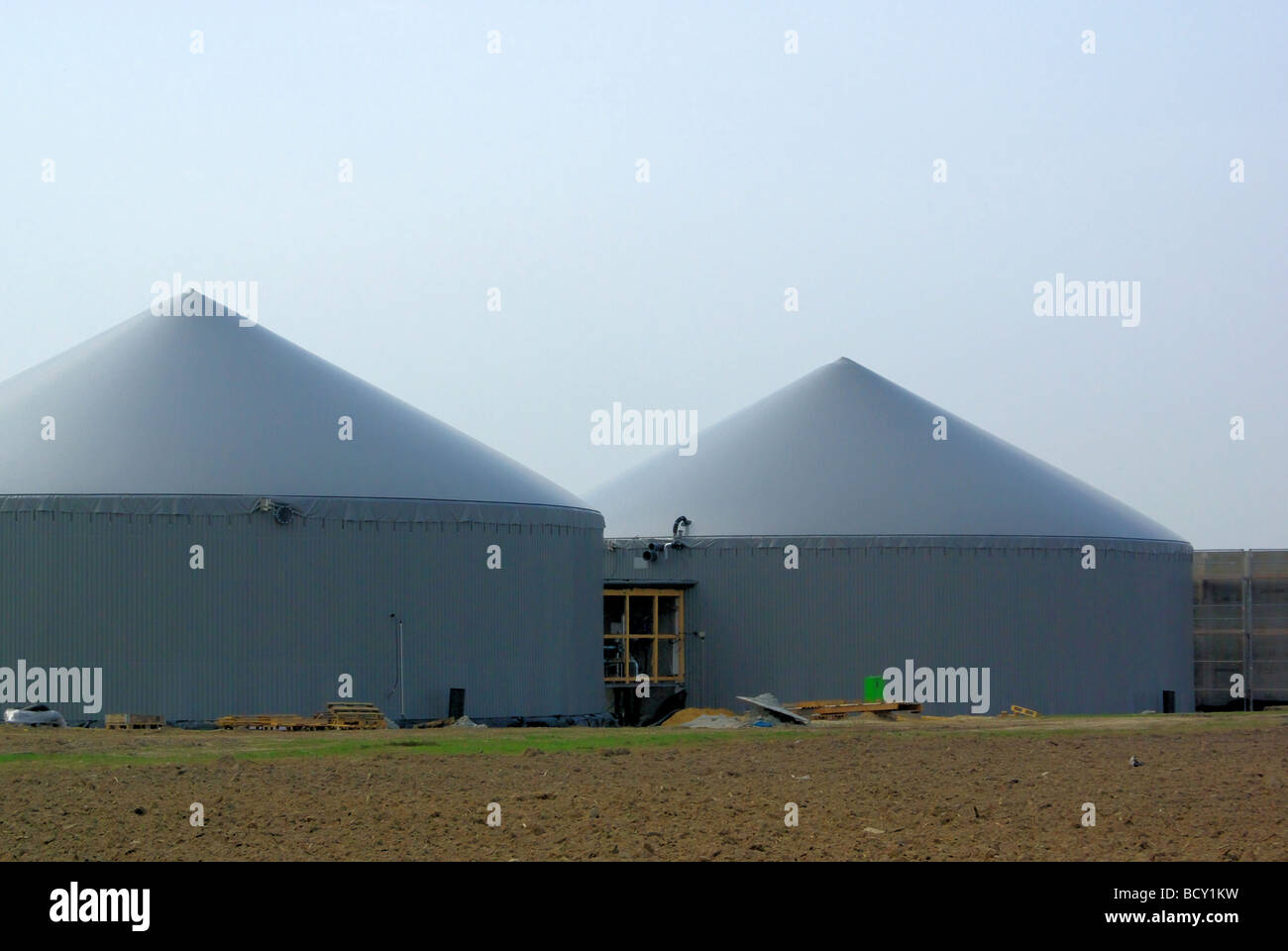 Biogasanlage biogas plant 33 Stock Photo