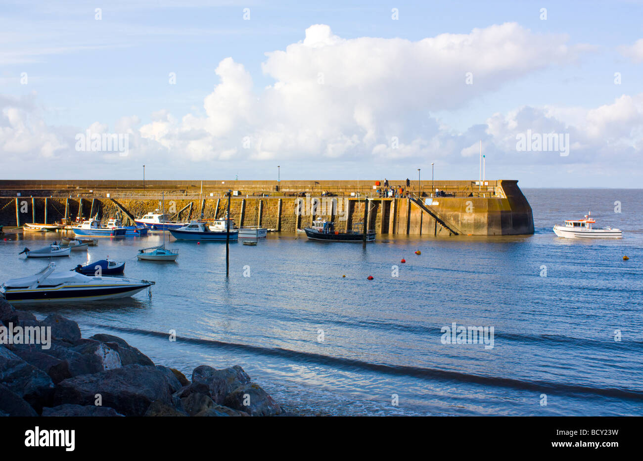 Harbour Minehead Somerset England UK Stock Photo