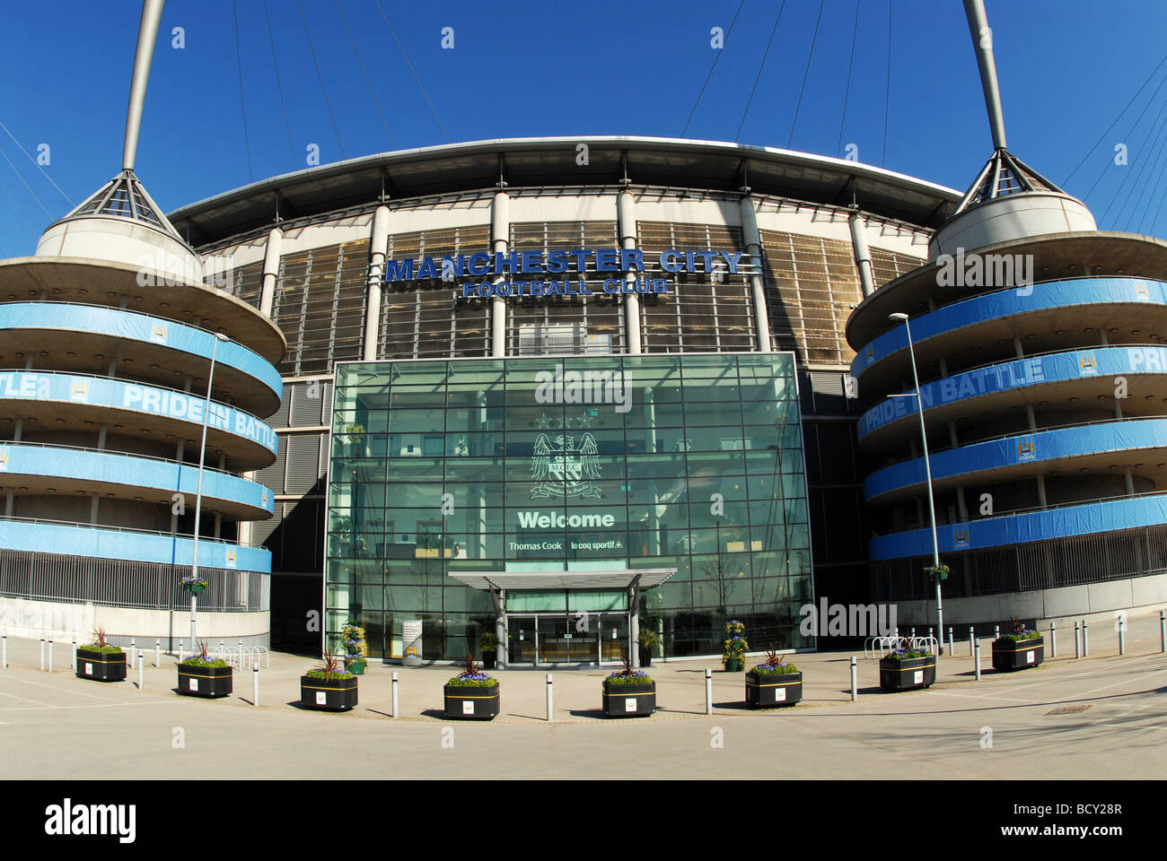 City Of Manchester Stadium Stock Photo