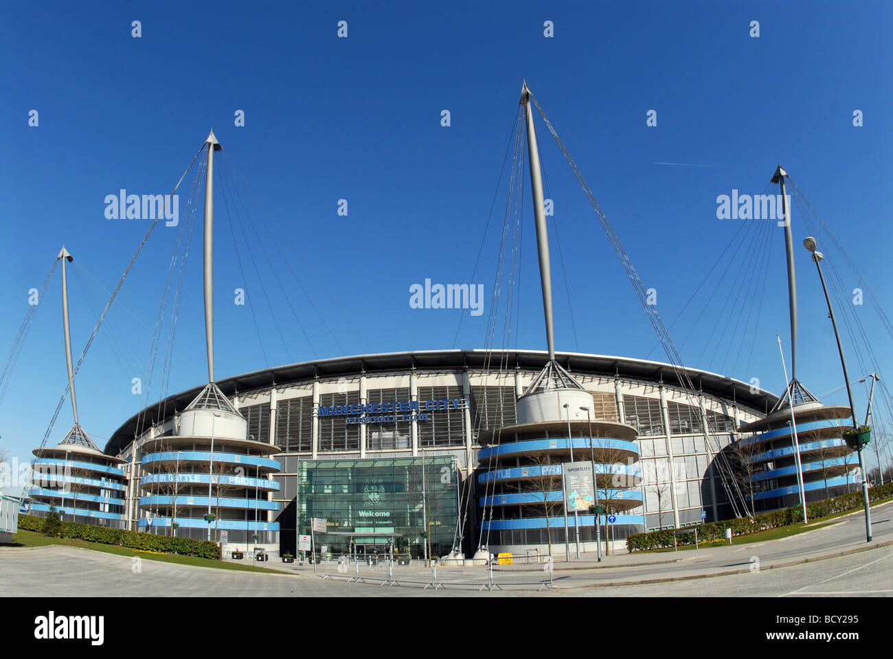 City Of Manchester Stadium Stock Photo