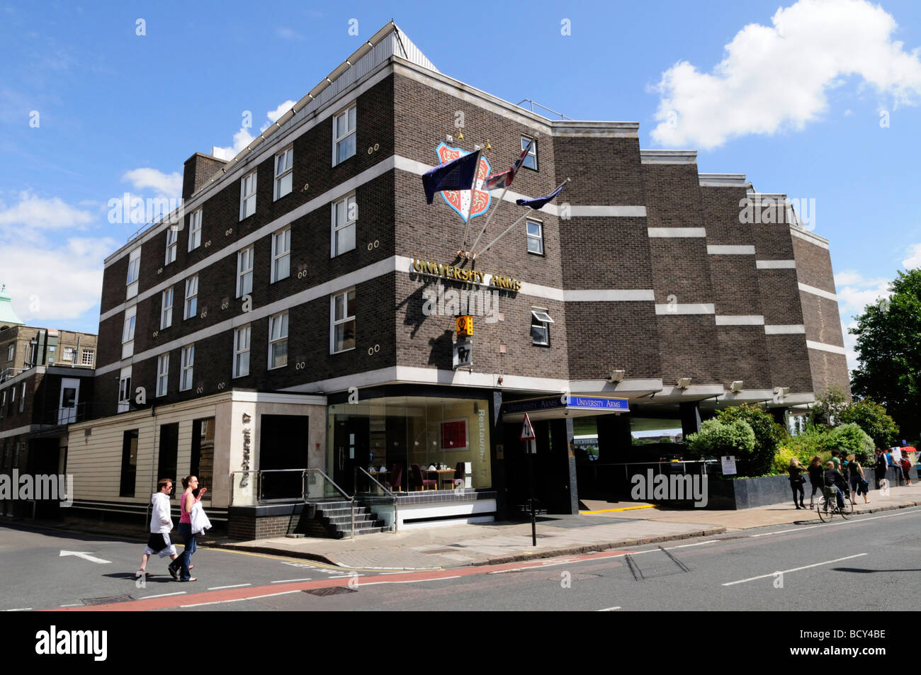 The University Arms Hotel, Regent Street, Cambridge England Uk Stock Photo