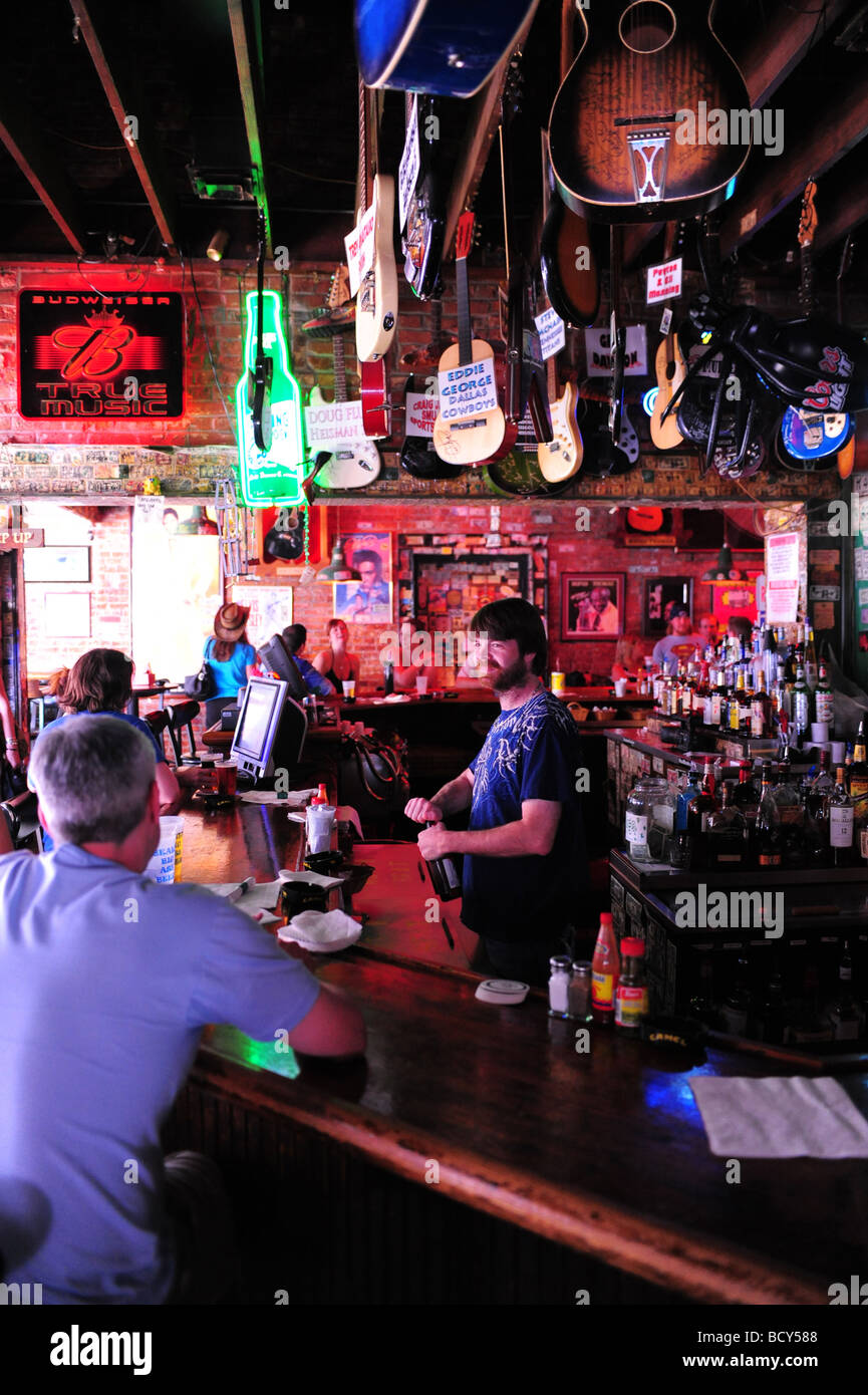 Tennessee Memphis Beale Street Rum Boogie Cafe bar Stock Photo Alamy