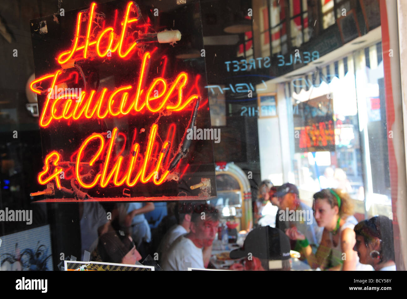 Tennessee Memphis Beale Street Blues City Cafe BBQ ribs and french