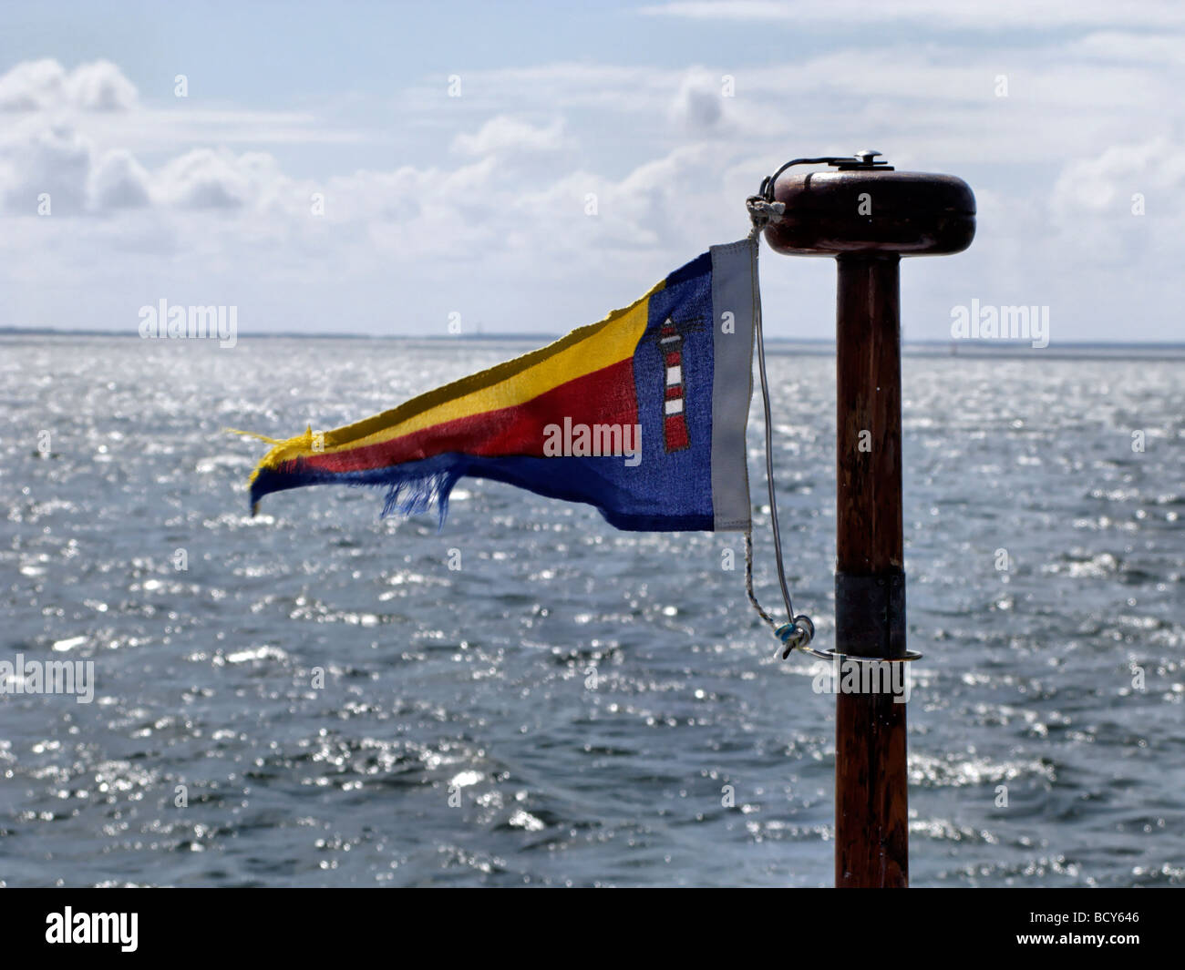 Amrum Boat Flag Stock Photo - Alamy