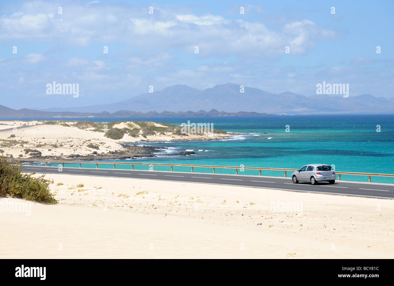 Coast near Corralejo, Canary Island Fuerteventura, Spain Stock Photo