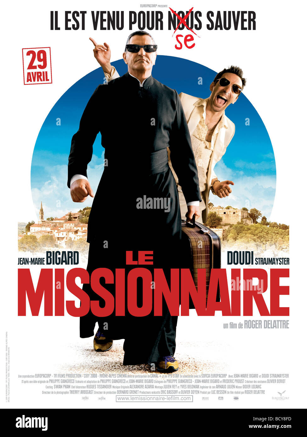 Le Missionnaire Year : 2009 France Director : Roger Delattre Jean-Marie Bigard, David Strajmayster Movie poster Stock Photo