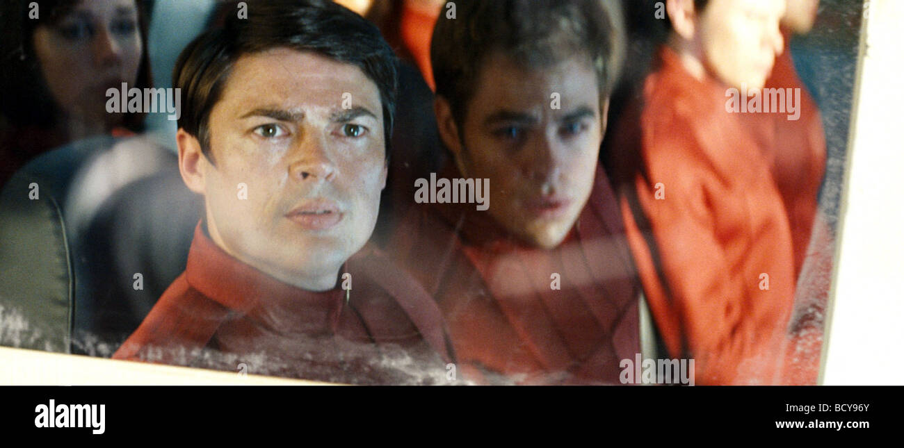 Star Trek Year : 2009 Director : J.J. Abrams Karl Urban, Chris Pine Stock Photo