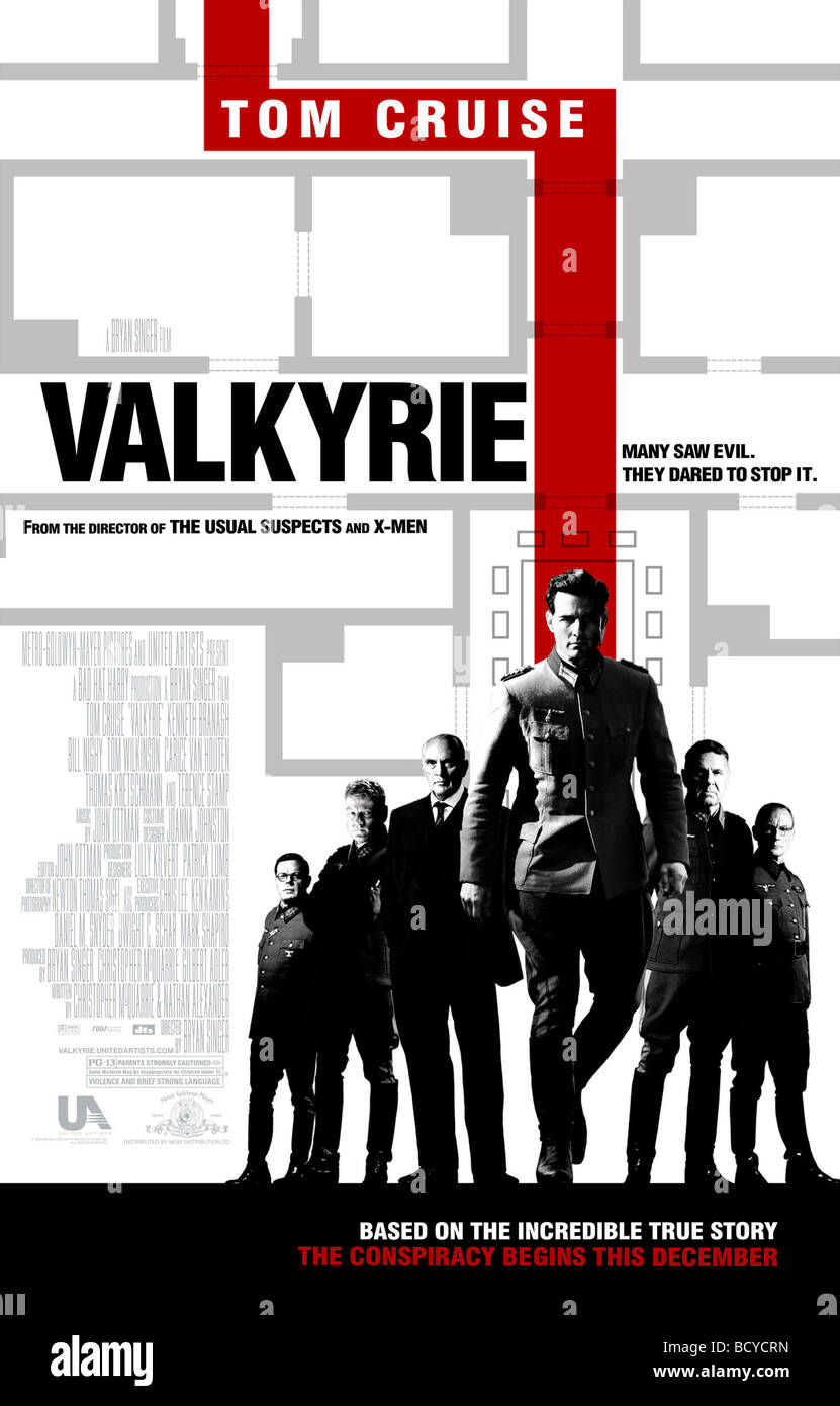 Valkyrie Year : 2008 Director : Bryan Singer Movie poster (Fr) Stock Photo