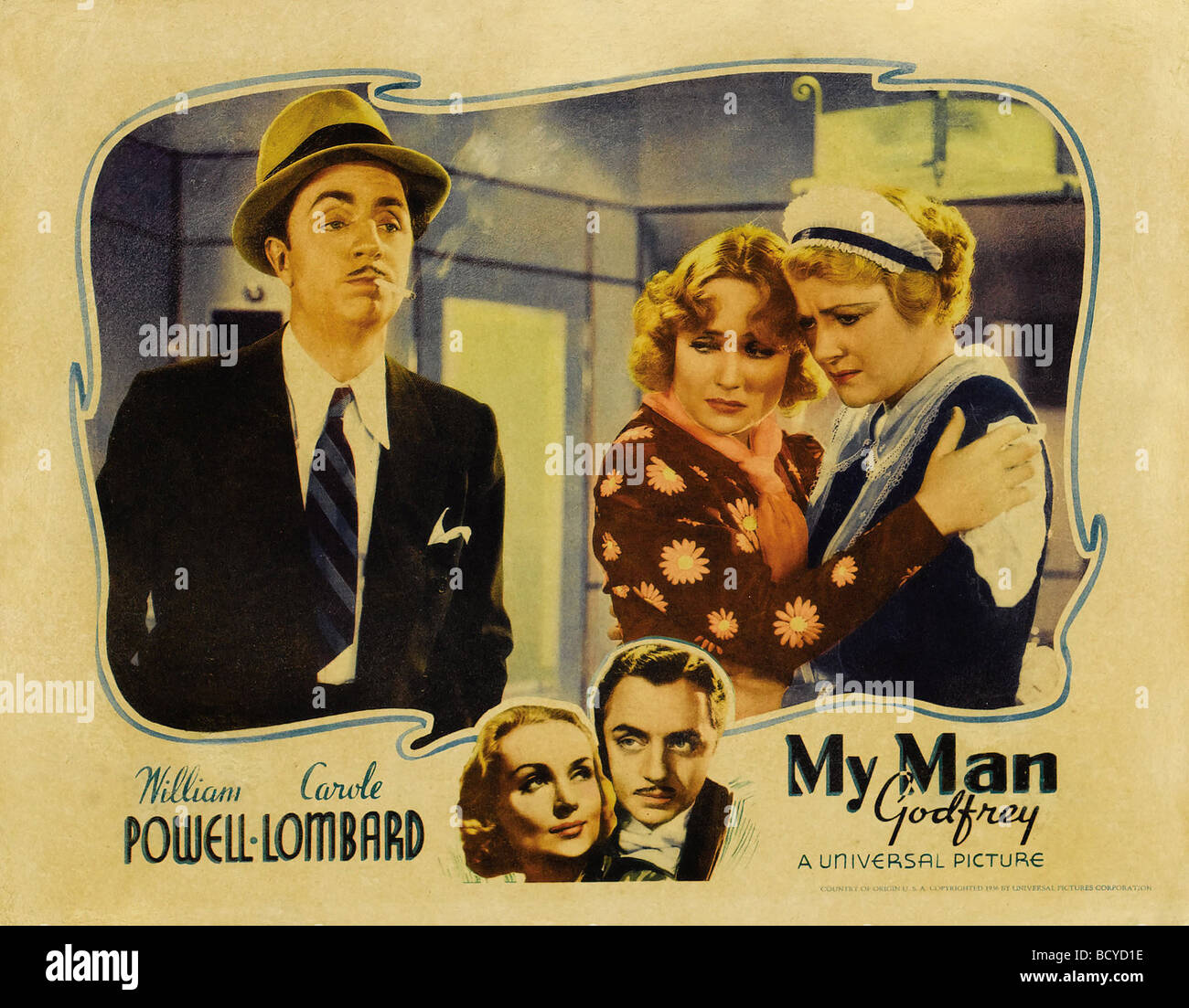 My Man Godfrey Year : 1936 USA Director : Gregory La Cava William ...