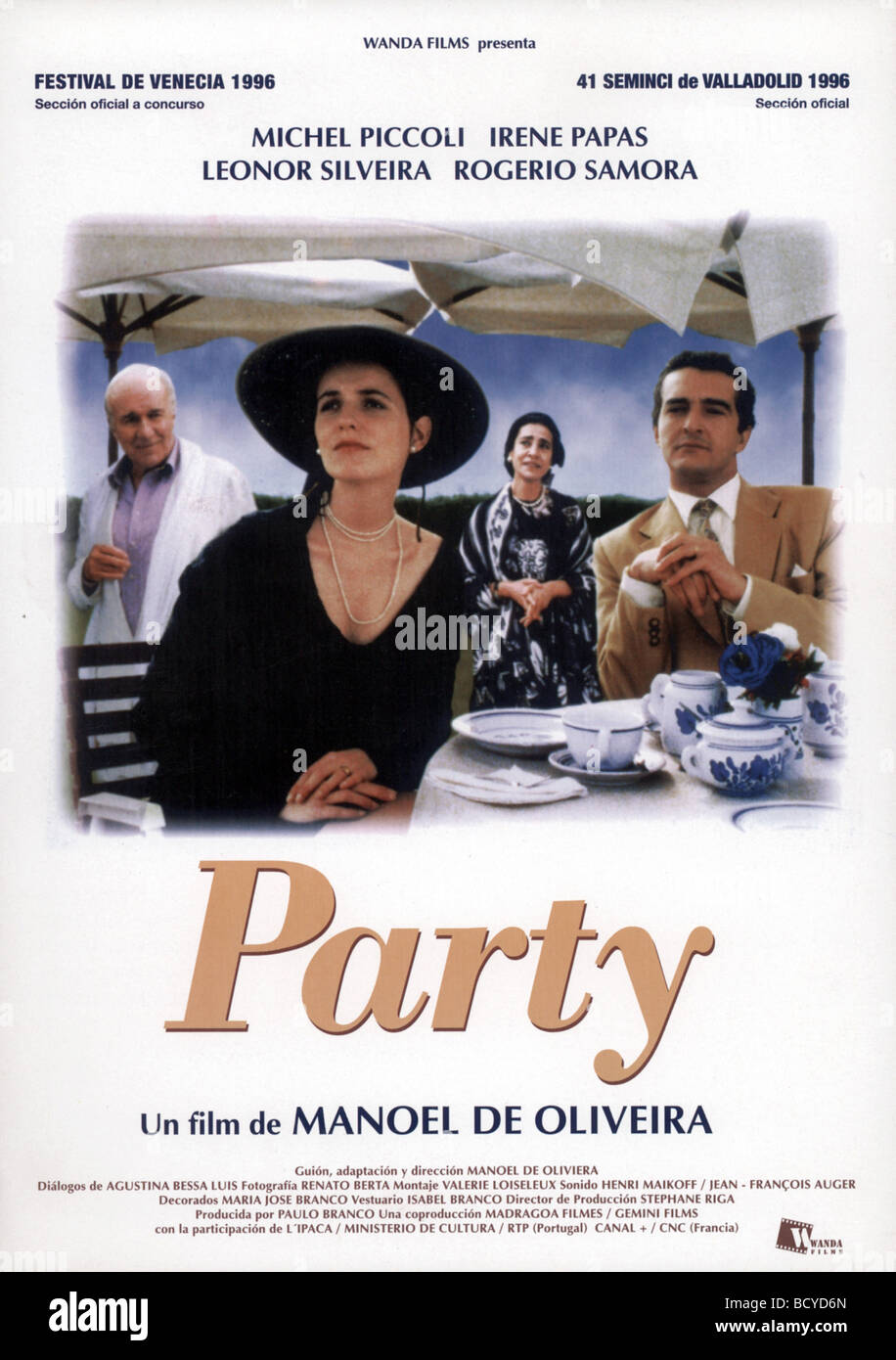 Party Year : 1996 Director : Manoel de Oliveira Movie poster Stock Photo