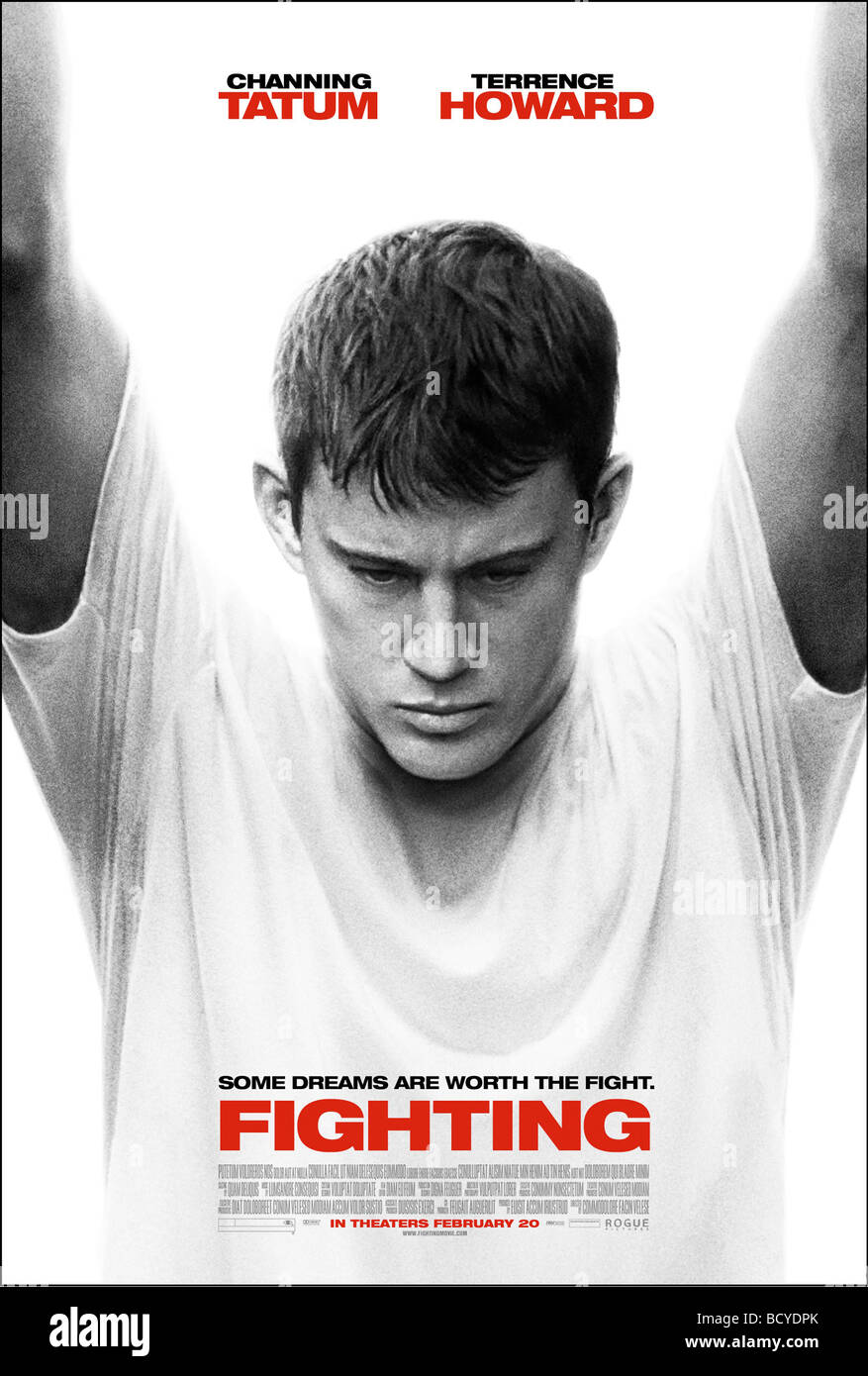 Fighting Year : 2009 Director : Dito Montiel Channing Tatum Movie poster (USA) Stock Photo