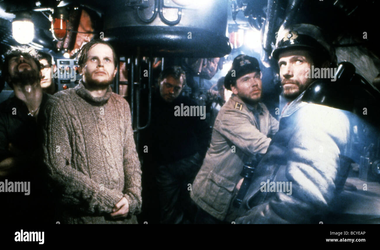 Das Boot Year :1981 Director :  Wolfgang Petersen Herbert Grönemeyer, Klaus Wennemann, Jurgen Prochnow, Stock Photo