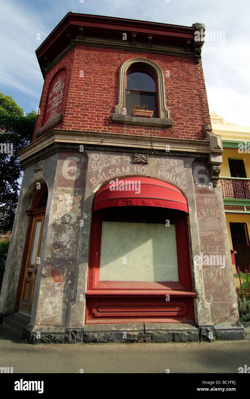 Old shop front, South Melbourne, Victoria, Australia. Stock Photo