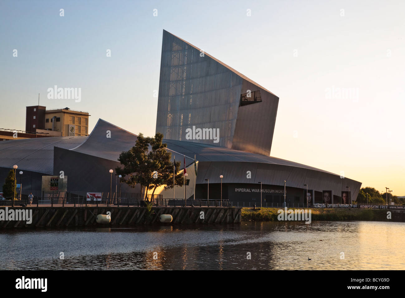 Imperial War Museum North Salford Quays Manchester England UK Stock ...