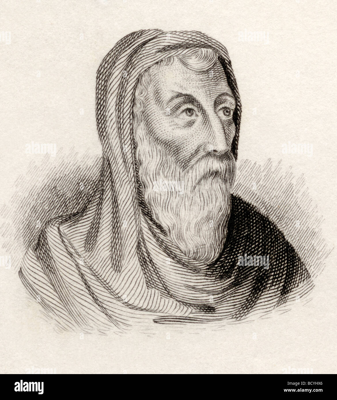 Saint Athanasius of Alexandria, c. 293 - 373, aka Athanasius the Great Pope. Stock Photo