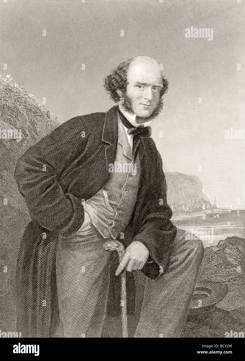 Thomas Hughes born 1822 died 1896. English judge and author Stock Photo