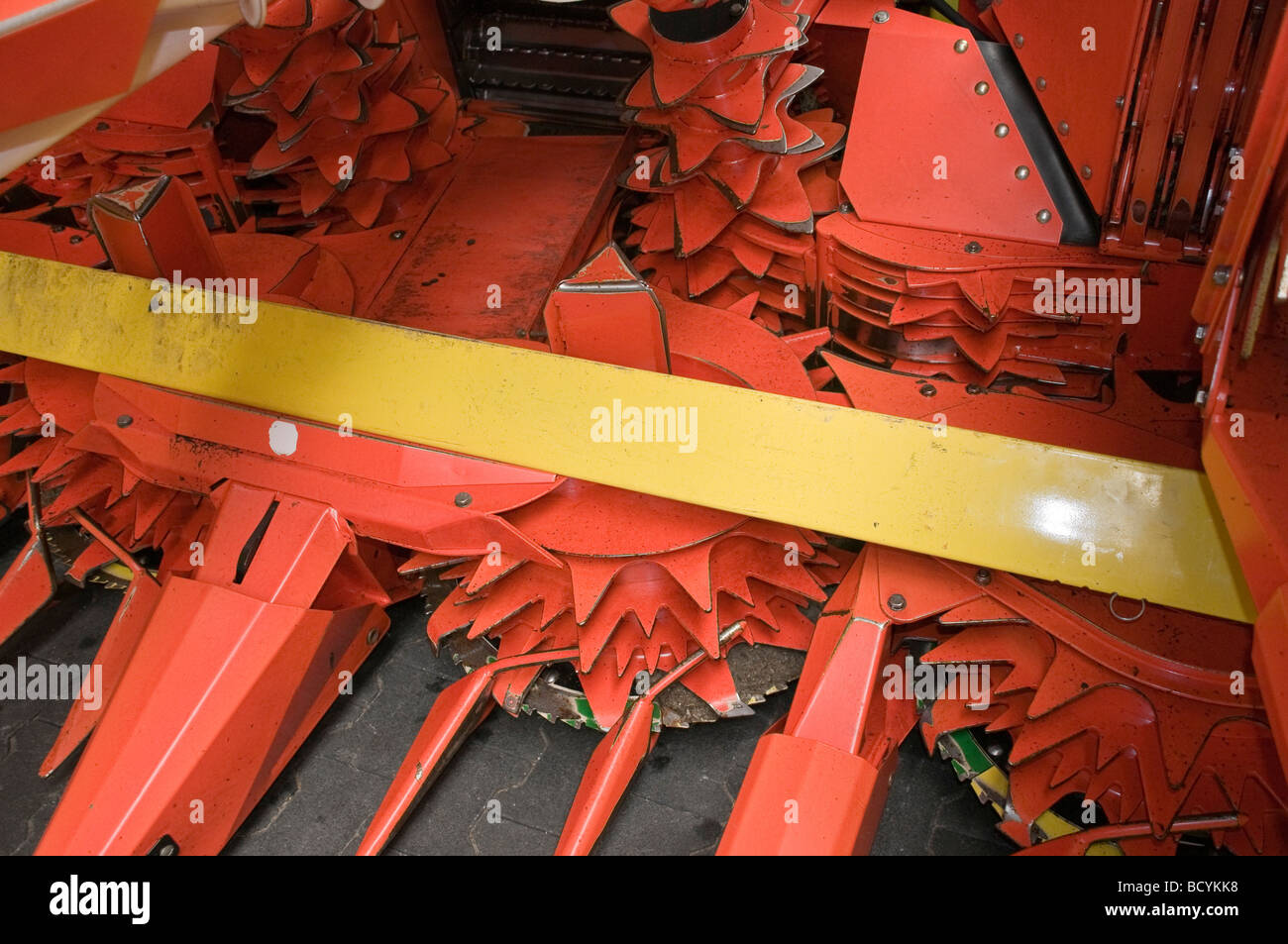 Tractors and combine harvesters rev their engines for the sixth