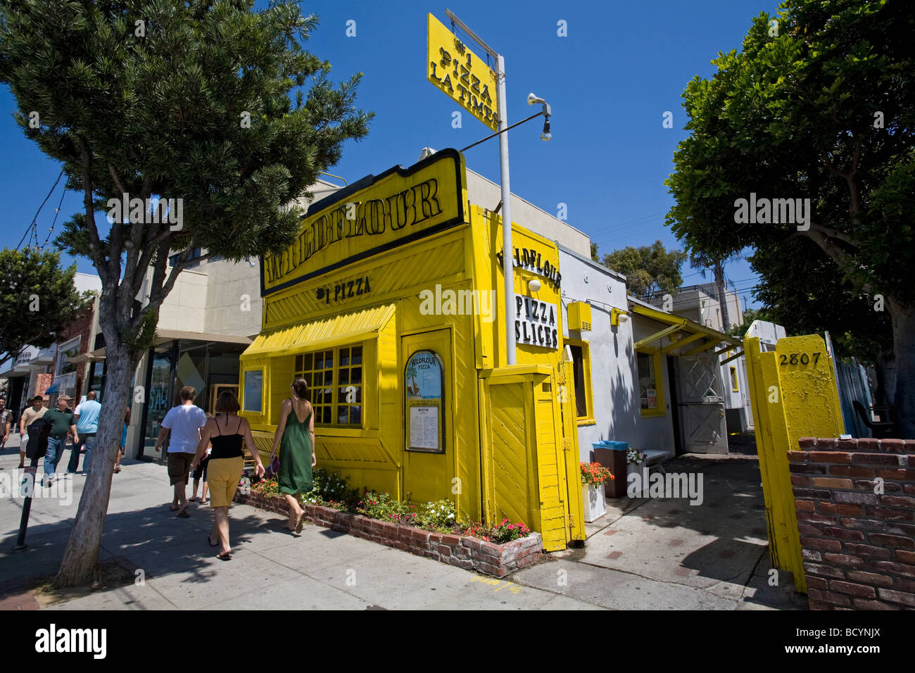 Wildflour Pizza, Main Street, Santa Monica, Los Angeles, California