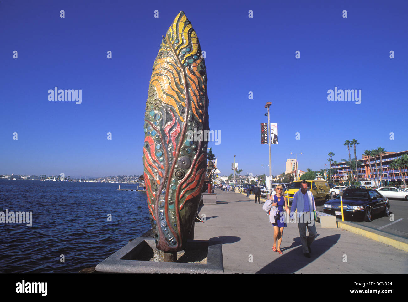 Embarcadero, Sculpture, San Diego, California (SD Stock Photo 25197036