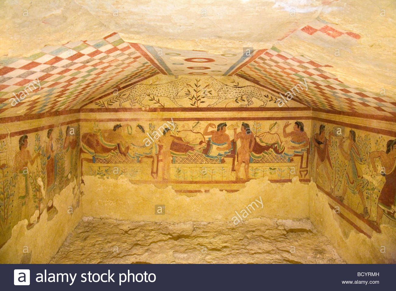Tarquinia Tomb Leopards High Resolution Stock Photography and Images