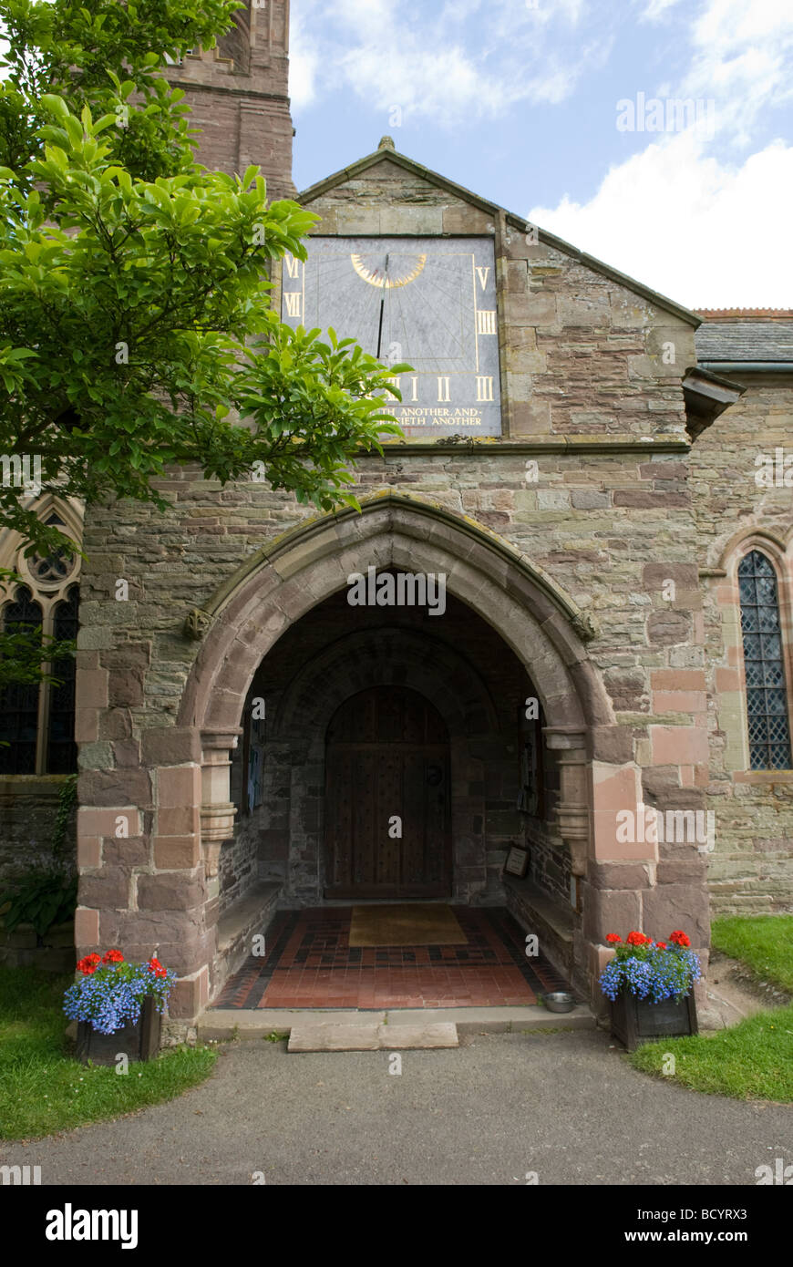 The Parish Church of St Peter and St Paul Weobley Herefordshire England