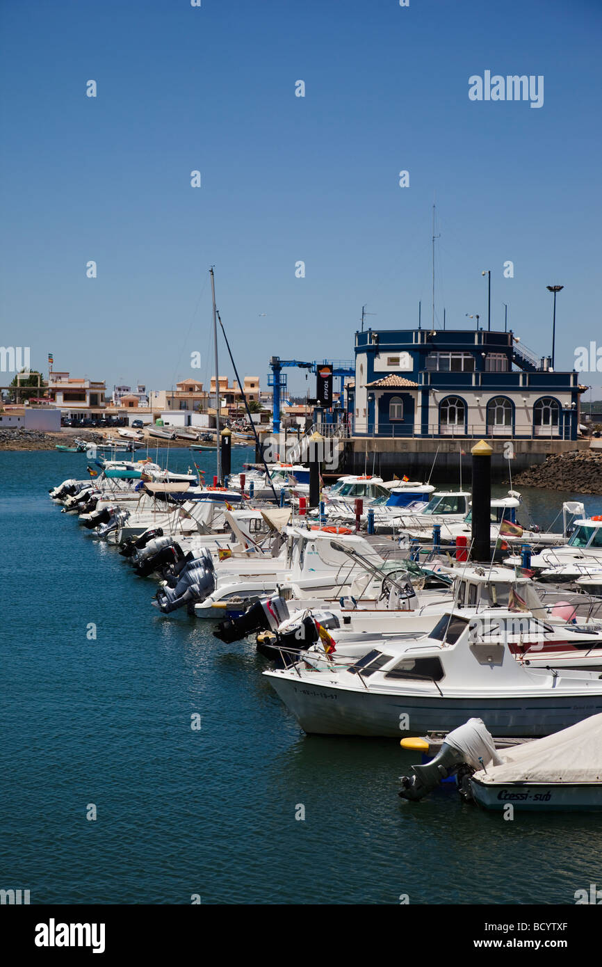 Marina in Isla Canela, Costa de la Luz, Spain Stock Photo