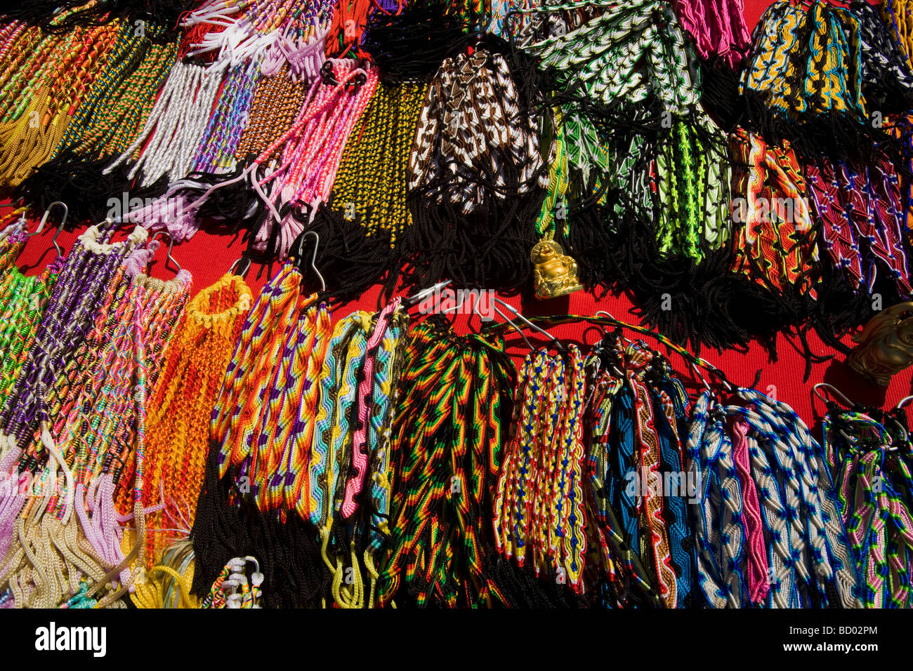 Bracelets at a vendor's table Venice Beach Los Angeles County