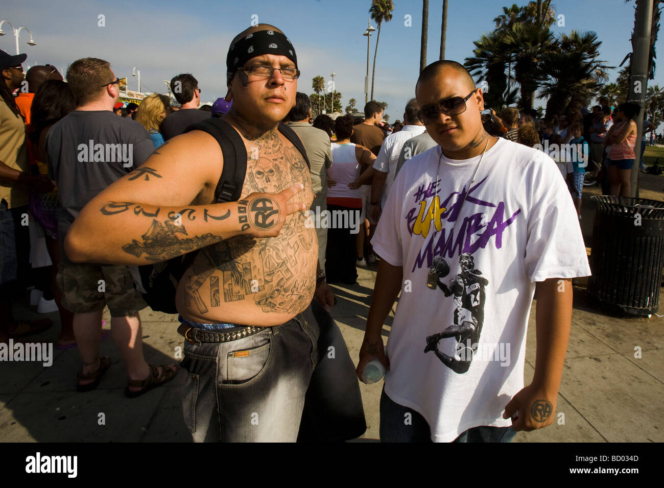 Hip Hop musicians Venice Beach Los Angeles County United States of America Stock Photo