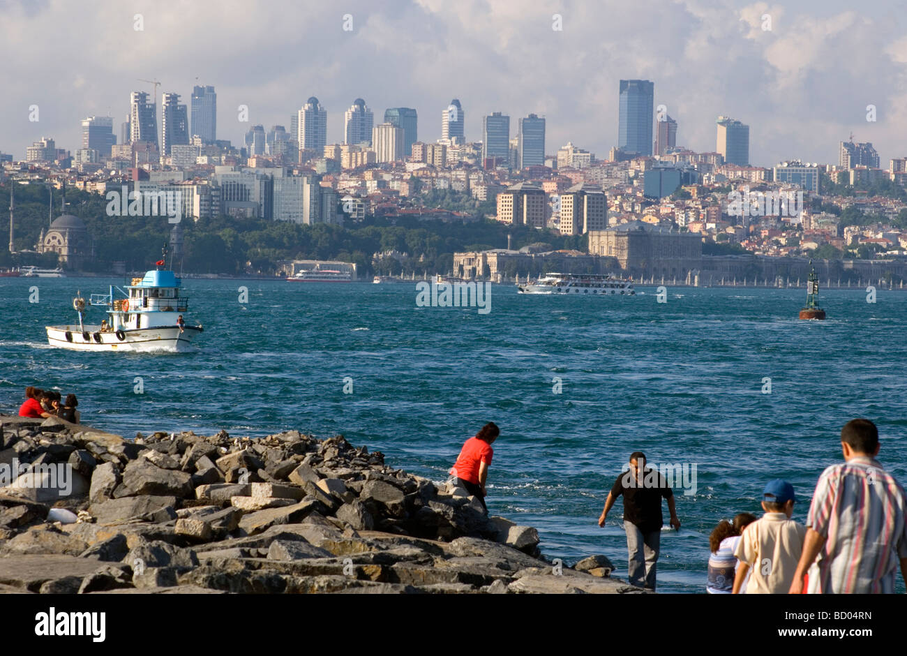 Emerging Skyline in Istanbul, Turkey Stock Photo