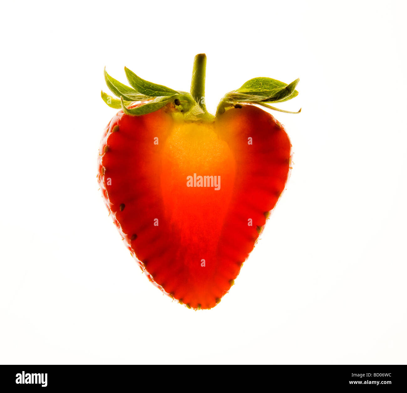 Strawberry slice hi-res stock photography and images - Alamy