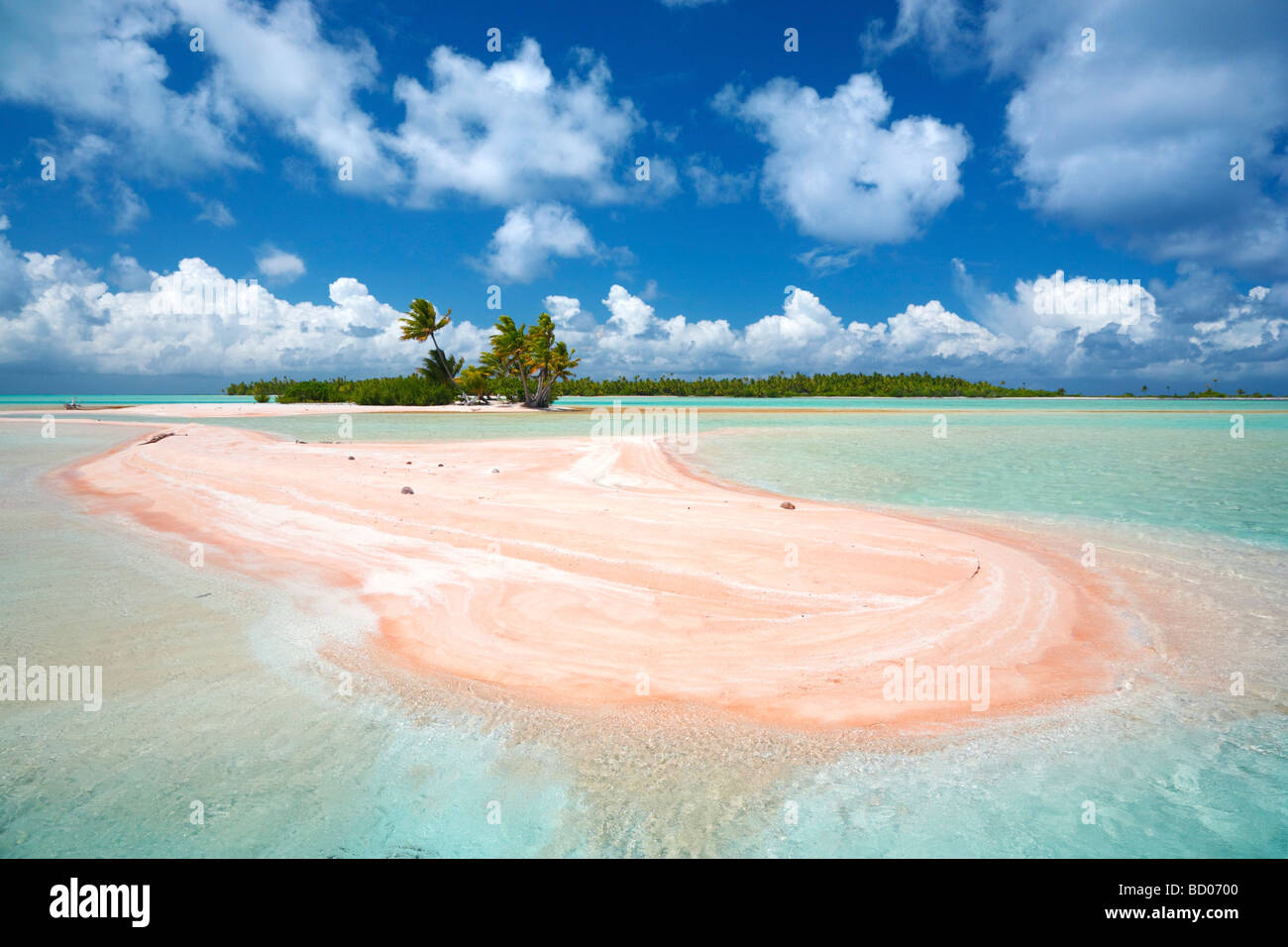 Les sables roses, Fakarava, Tuamotu - Drone Photography