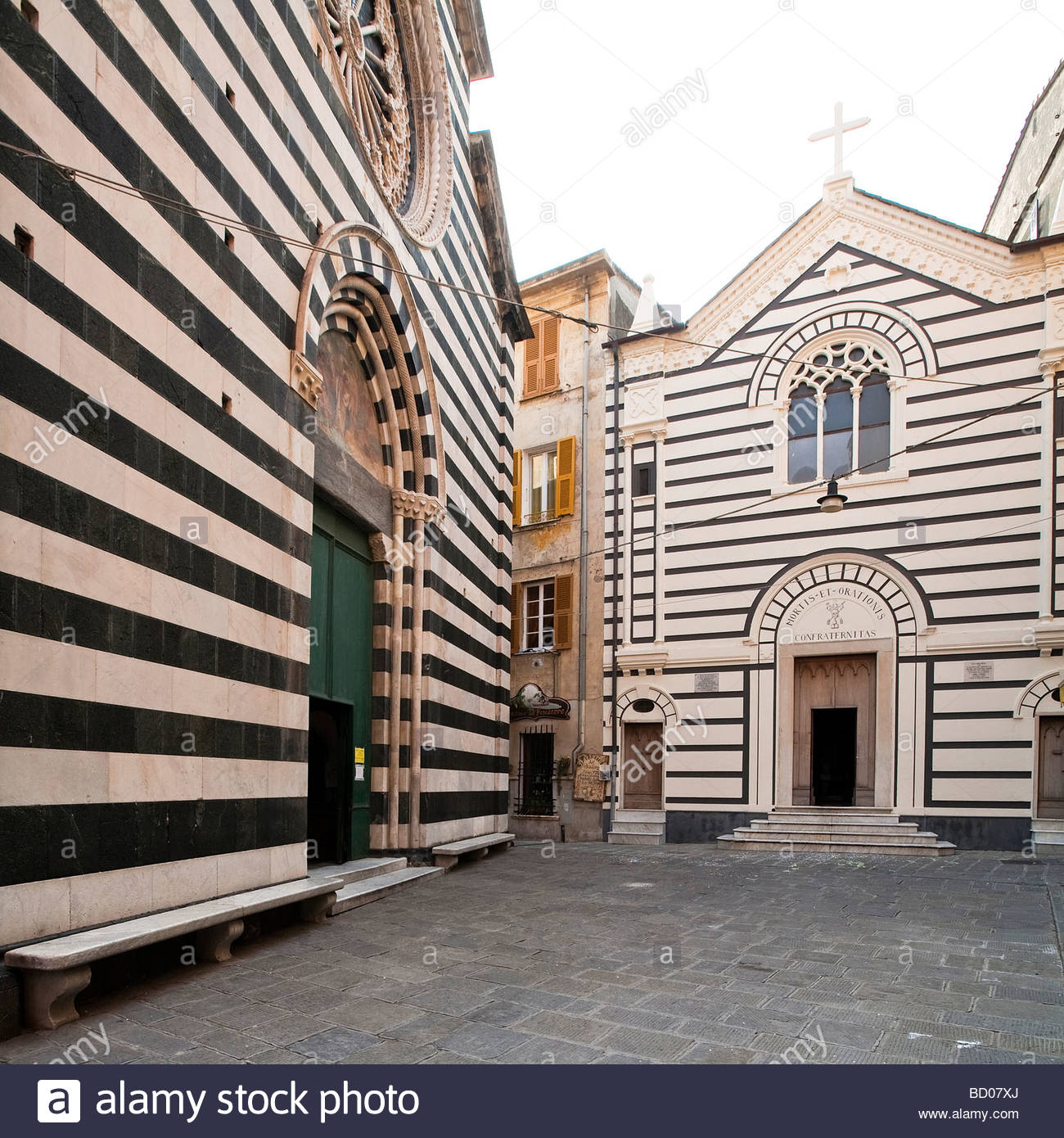 san giovanni battista church, monterosso, liguria, italy Stock Photo