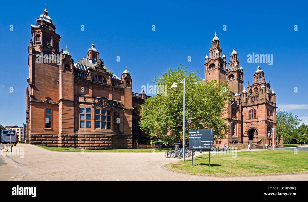 Kelvingrove Art Gallery & Museum in the west end of Glasgow Scotland Stock Photo