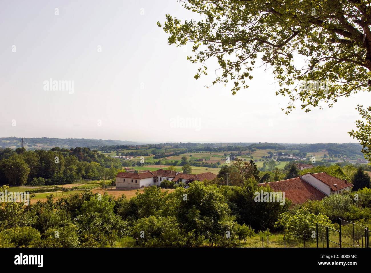 asti landscape from viatosto Stock Photo - Alamy