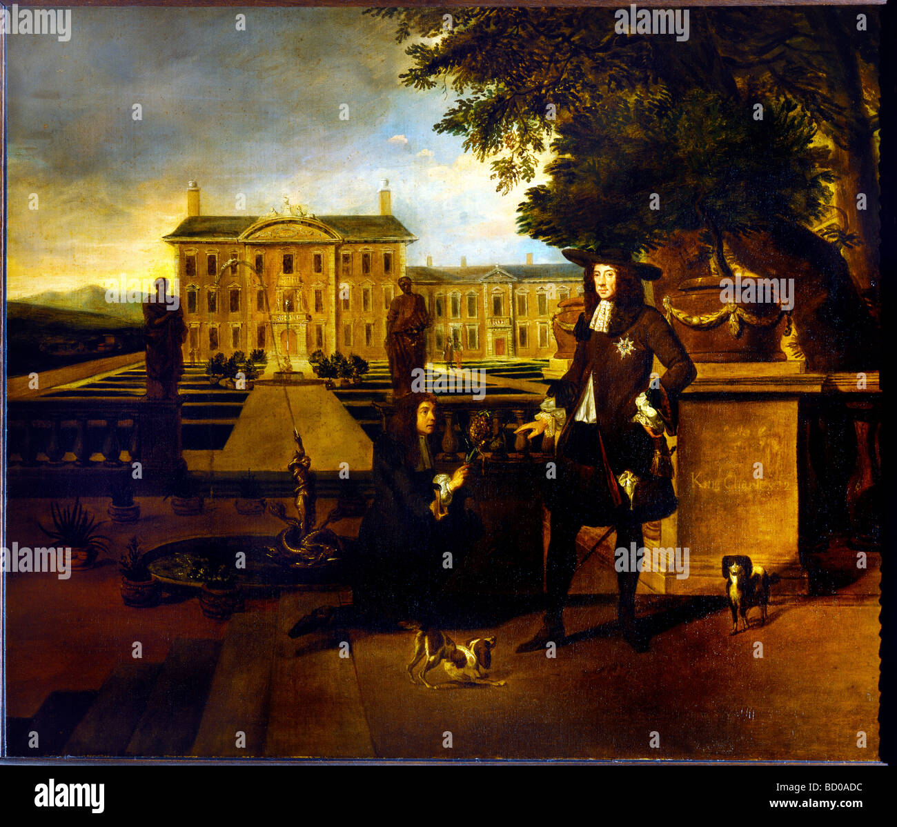 The Presentation of The First Pineapple to Charles II, by Thomas Hewart