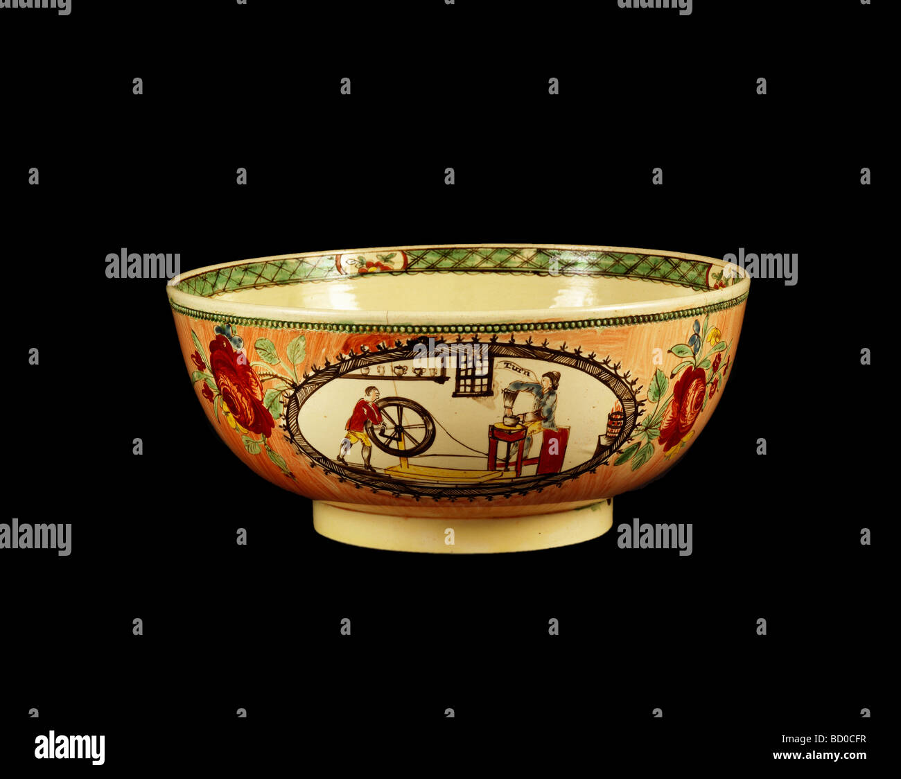 Bowl. Leeds, England, 1760 Stock Photo Alamy