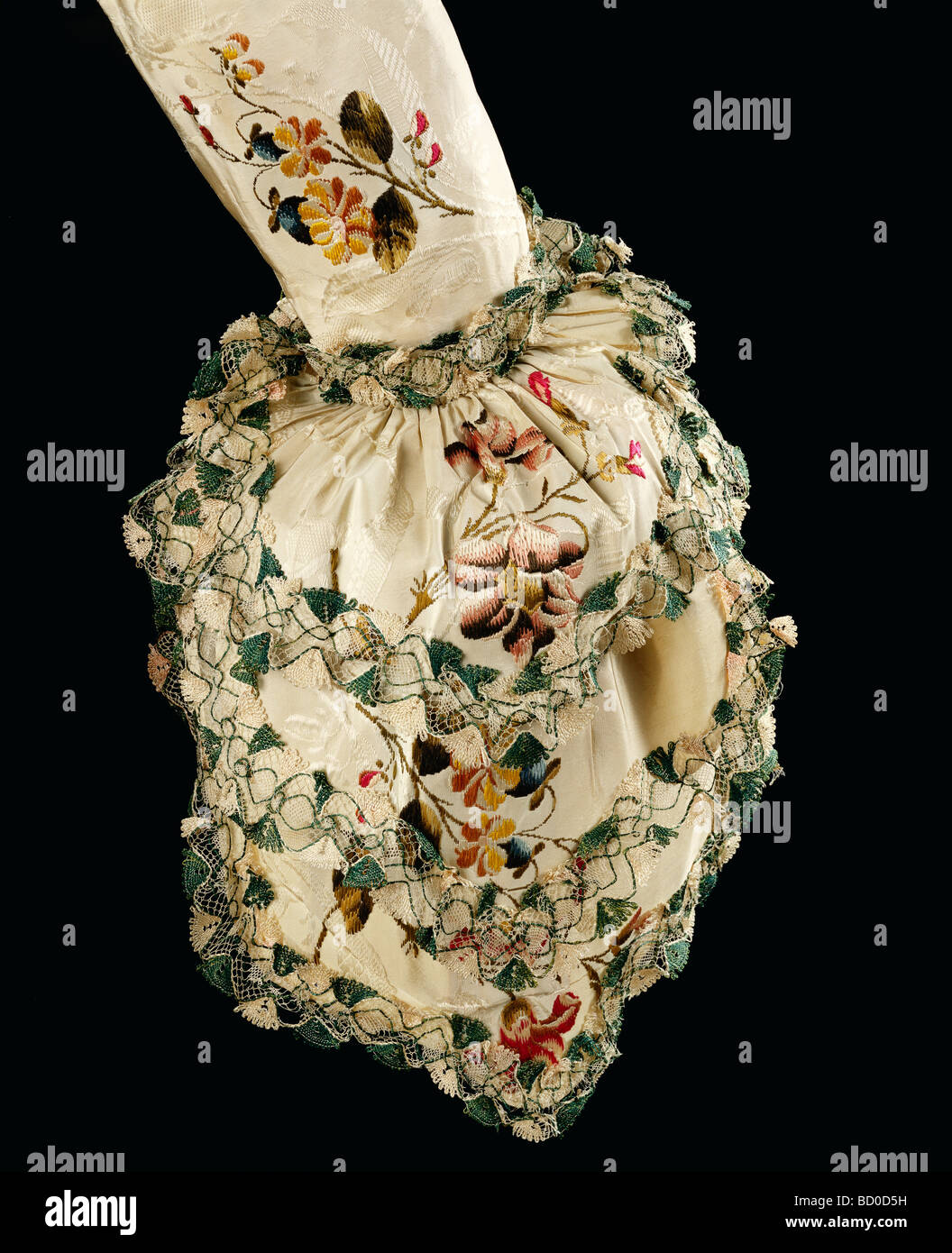 Sleeve, detail. England, mid-18th century Stock Photo