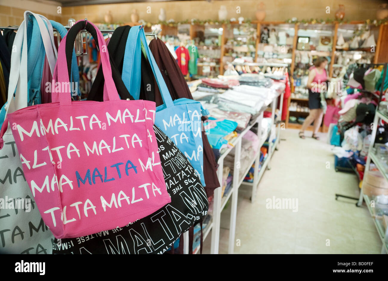 Malta souvenir shop tourist hires stock photography and images Alamy