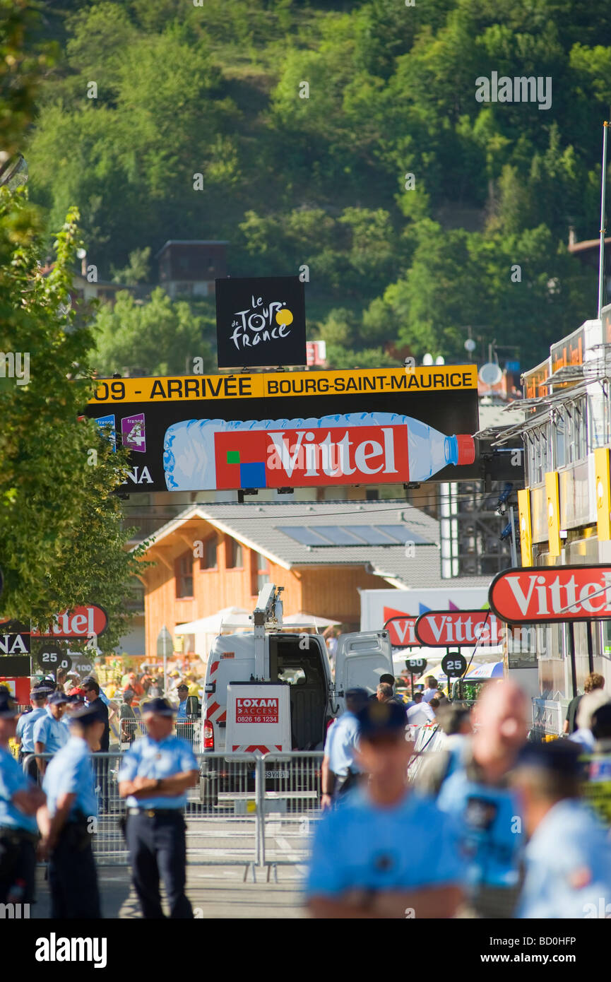 Arrival area Bourg St Maurice Le