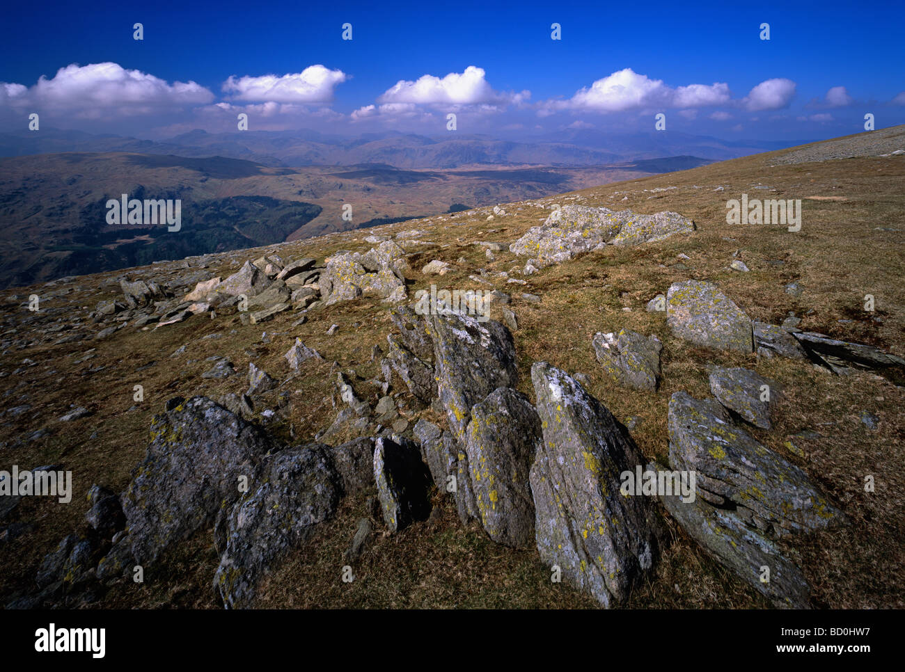 Thirlmere viewed from Helvellyn, Lake District National Park, Cumbria