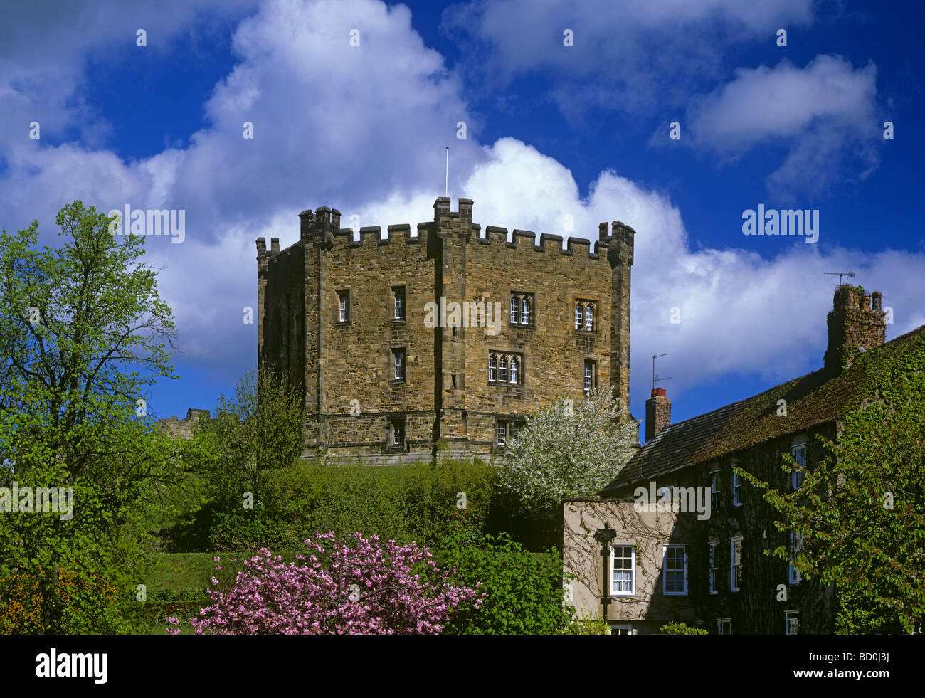 The Keep, Durham Castle, Durham City, County Durham, England Stock Photo