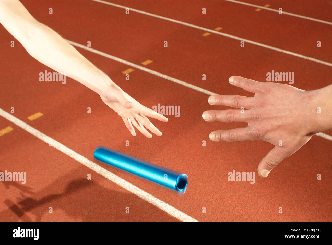 baton being dropped Stock Photo Alamy