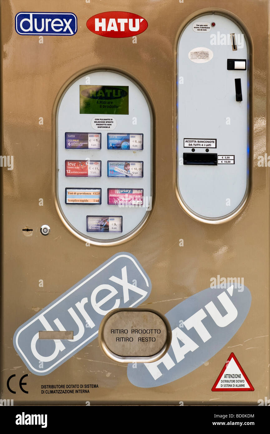 self service equipment distributor condoms Stock Photo Alamy